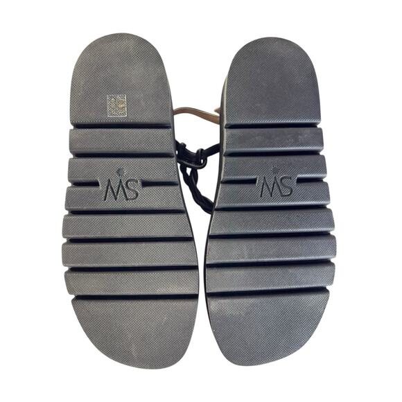 NEW $296 STUART WEITZMAN CALYPSO 8.5B BRAIDED SLINGBACK PLATFORM SANDALS - Picture 5 of 9